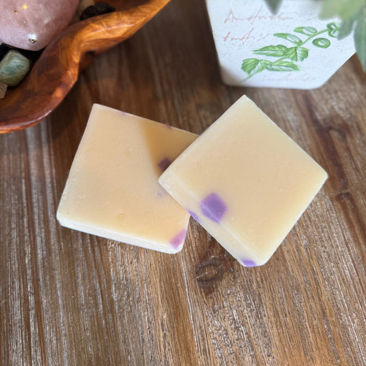 Vanilla & Raspberry natural soap bars olive oil and shea butter