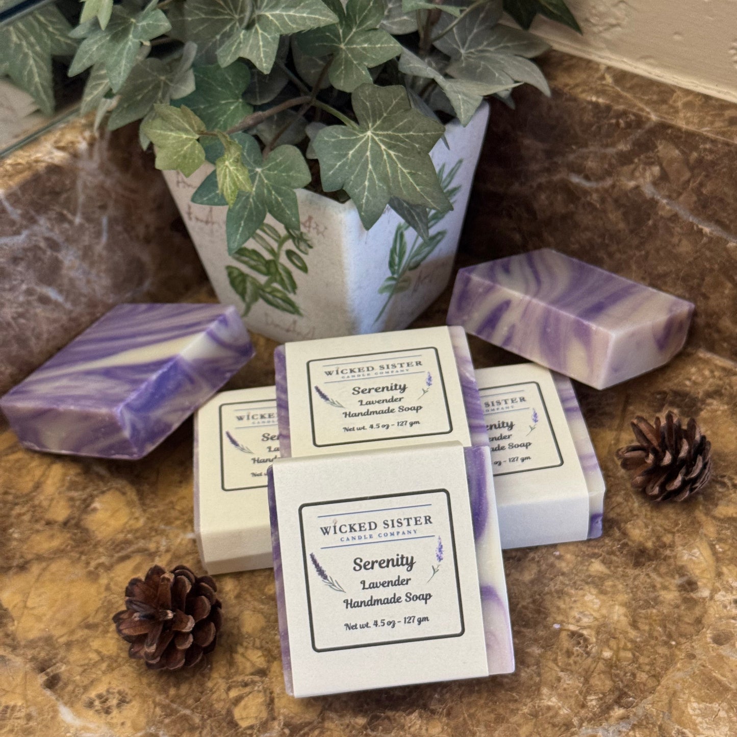 Serenity lavender soap natural and organic